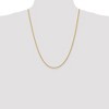Black Bow Jewelry 2.25mm, 14k Yellow Gold, Handmade Solid Rope Chain Necklace - 2 of 4