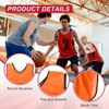 Unique Bargains Team Sports Reversible Numbered Soccer Training Vest 6 Pcs - 3 of 4