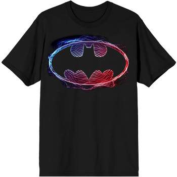 Batman Glow in the Dark Logo Men's Black Graphic Tee