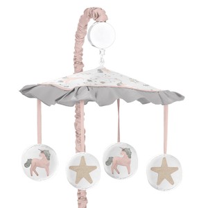 Sweet Jojo Designs Mobile - Unicorn, Gray Pink White