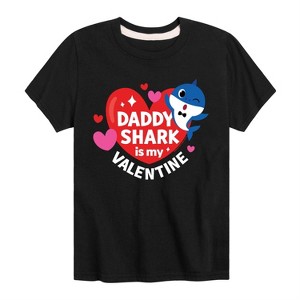 Boys' - Baby Shark - Valentine's Day Short Sleeve Graphic T-Shirt - 1 of 4