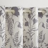 Exclusive Home Silhouette Floral Light Filtering Grommet Top Curtain Panel Pair - image 3 of 4