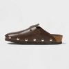 Women's Lee Clog Mule Flat - Universal Thread™ Brown - 2 of 4