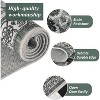 Rug Traditional Floor Cover Thin Print Indoor Non-Slip Machine Washable Rug - 3 of 4