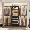 Aheaplus 96'' Closet System with 4 Drawers and Shelves - 2 of 4