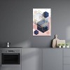 iCanvas Abstract Navy Blush Gold I by Urban Epiphany Canvas Print Wall Art - 3 of 3
