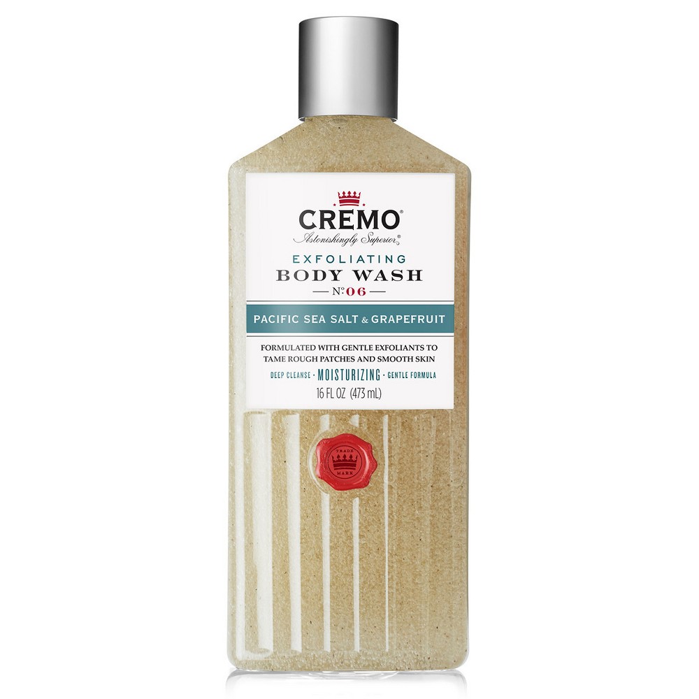 Photos - Shower Gel Cremo Exfoliating Body Wash Pacific Sea Salt and Grapefruit - 16 fl oz