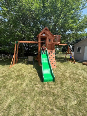 Backyard Discovery Skyfort Ii Swing Set : Target