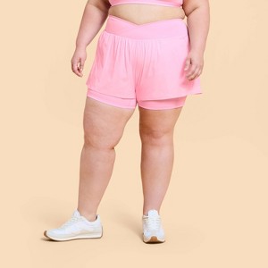 Blogilates Women's Criss Cross Run Shorts - 1 of 4