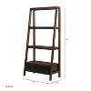 32x20x68" Ladder Desk, Ladder Style Display Shelf, Ladder Shelf Leaning Bookshelf Storage Rack for Home Office Shelf Flower Stand-Maison Boucle - image 2 of 4