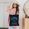 City Creek Prints Yellowstone National Park Mountain Canvas Tote Bag - 15x16 - Black - 2 of 2