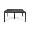 GDFStudio Dinah Outdoor Cast Aluminum Square Dining Table with Woven Accents - 2 of 4