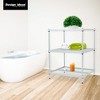 Design Ideas MeshWorks 3 Tier Full-Size Metal Storage Shelving Unit Rack - 4 of 4