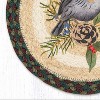 Earth Rugs Nature-Inspired Jute Trivet – 10" Round Table Protector with Bird Art - 2 of 3