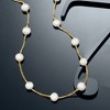 Ross-Simons 6-6.5mm Cultured Pearl Station Necklace in 18kt Gold Over Sterling - 3 of 4