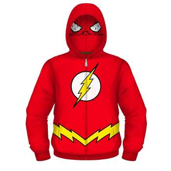 Boys' DC Comics The Flash Cosplay Hooded Sweatshirt - Red