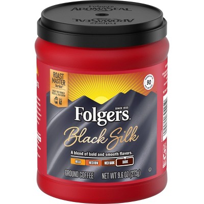 Folgers Black Silk Roast Coffee - 9.6oz