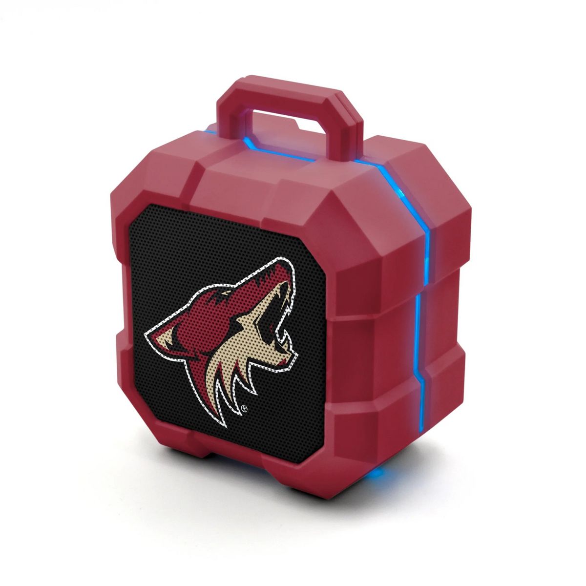 SOAR NHL Detroit Red Wings ShockBox LED Wireless Bluetooth Speaker- Arizona Coyotes