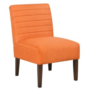 TopComfy Accent Chairs Modern Chair Dining Chair Armless Lounge Chair Comfortable Chair Decoration Chair for Living Room, Orange, 21"*29.13"*34.25" - 1 of 4