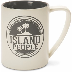 Pavilion Gift Company - Island People - 18 oz Mug - Drinkware - 1 of 4