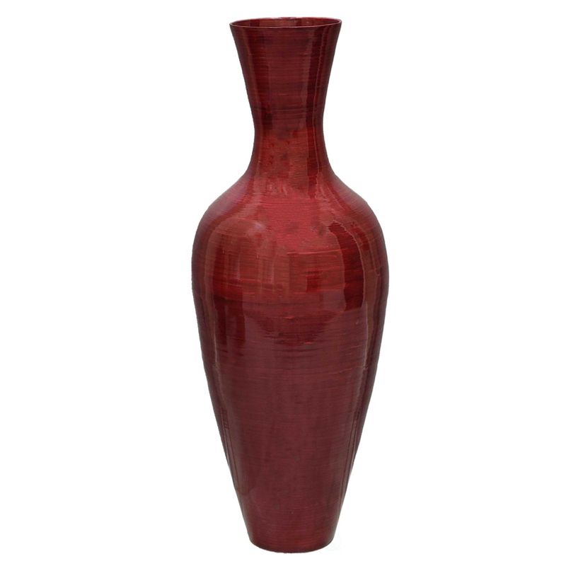 Uniquewise Tall Floor Vase, 37 Inch Bamboo Vase, Modern Vase for Dining, Living Room, Entryway, Large Flower Holder, Classic Floor Vase for Home Decor, 6 of 7