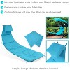 Sunnydaze Replacement Cushion and Umbrella Fabric for Outdoor Hanging Lounge Chair - 2 of 4