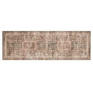 COZONY Vintage Floral Area Rug, Refined Washable Thin Carpet Non Slip for Living Room Bedroom Entryway Study - 1 of 4