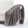 Cozy Bliss Plush Faux Fur Blanket, Ultra Soft Throw - 4 of 4