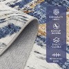 Machine Washable Runner Rug – Non-Slip Low Pile Foldable Soft Modern Abstract Carpet for Entryway Bathroom Laundry Room. - 3 of 4