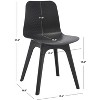 Damiano Molded Plastic Dining Chair (Set of 2) - SFV6901 - Safavieh Couture - 4 of 4