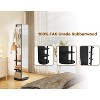 Kumasinova 360° Rotating Mirror Full Length with Hooks,69"x16"/66"x14" Standing Mirror with Storage Shelf,Full Length Mirror for Bedroom,Living Room - 4 of 4