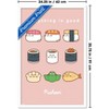 Trends International Pusheen: Bento Box - Everything Is Good Sushi Grid Framed Wall Poster Prints - 3 of 4