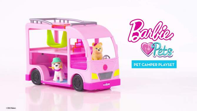 Barbie Pet Camper Playset, 2 of 8, play video