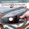 Tirrinia 2 Bottle Wine Tote Carrier, Leakproof & Insulated Padded Versatile Wine Cooler Bag, Wine Gift Bag - 4 of 4