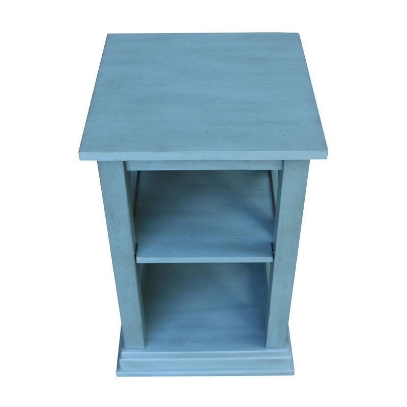 Hampton Accent Table with Shelves - International Concepts, 5 of 10
