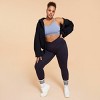 Blogilates Women's Marshmallow Full Zip Hooded Sweatshirt - 3 of 4