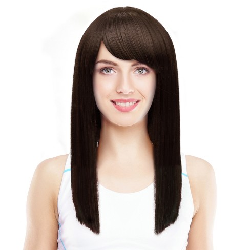 Silky straight sold synthetic wig