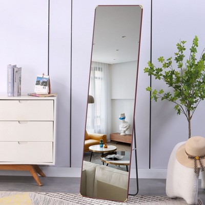NicBex Full Length Mirror,Full Body Mirror with Aluminum Alloy Metal Frame,Wall Mounted Mirror for Bedroom,Living Room,Entryway