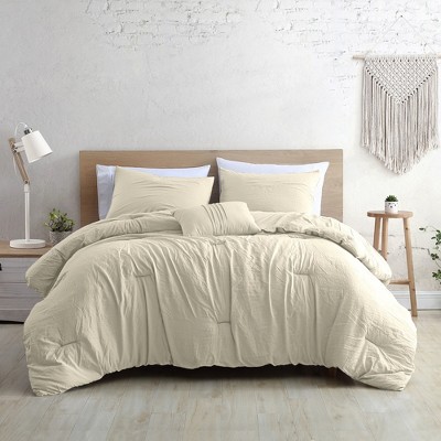 Coconut Full Reversible Down Microfiber Comforter Set
