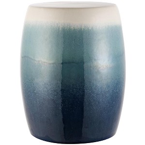 Norel Garden Stool - Indoor/Outdoor - ACS4585 - Blue - 1 of 2