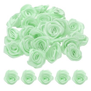 Unique Bargains Polyester Lightweight Texture Durable Ribbon Roses 50 Pcs - 1 of 4