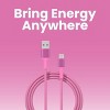 GEMS USB-A to USB-C Charging Gift Set with Power Bank, Cable, and Wall Charger - Soft Pink - 3 of 4