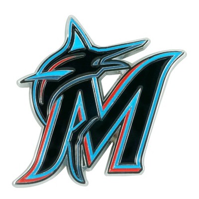 MLB Miami Marlins 3D Metal Emblem