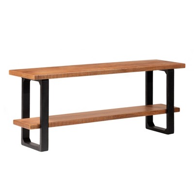 MH London Amber 22.5" Mango Wood Media Unit