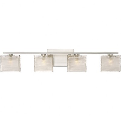 Quoizel Lighting Westcap 4 - Light Vanity in  Brushed Nickel