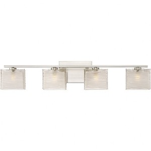 Quoizel Lighting Westcap 4 - Light Vanity in  Brushed Nickel - 1 of 3