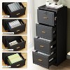 Tribesigns 4-Drawer File Cabinet with Lock, Vertical Filing Cabinet with Key for Home Office - 4 of 4