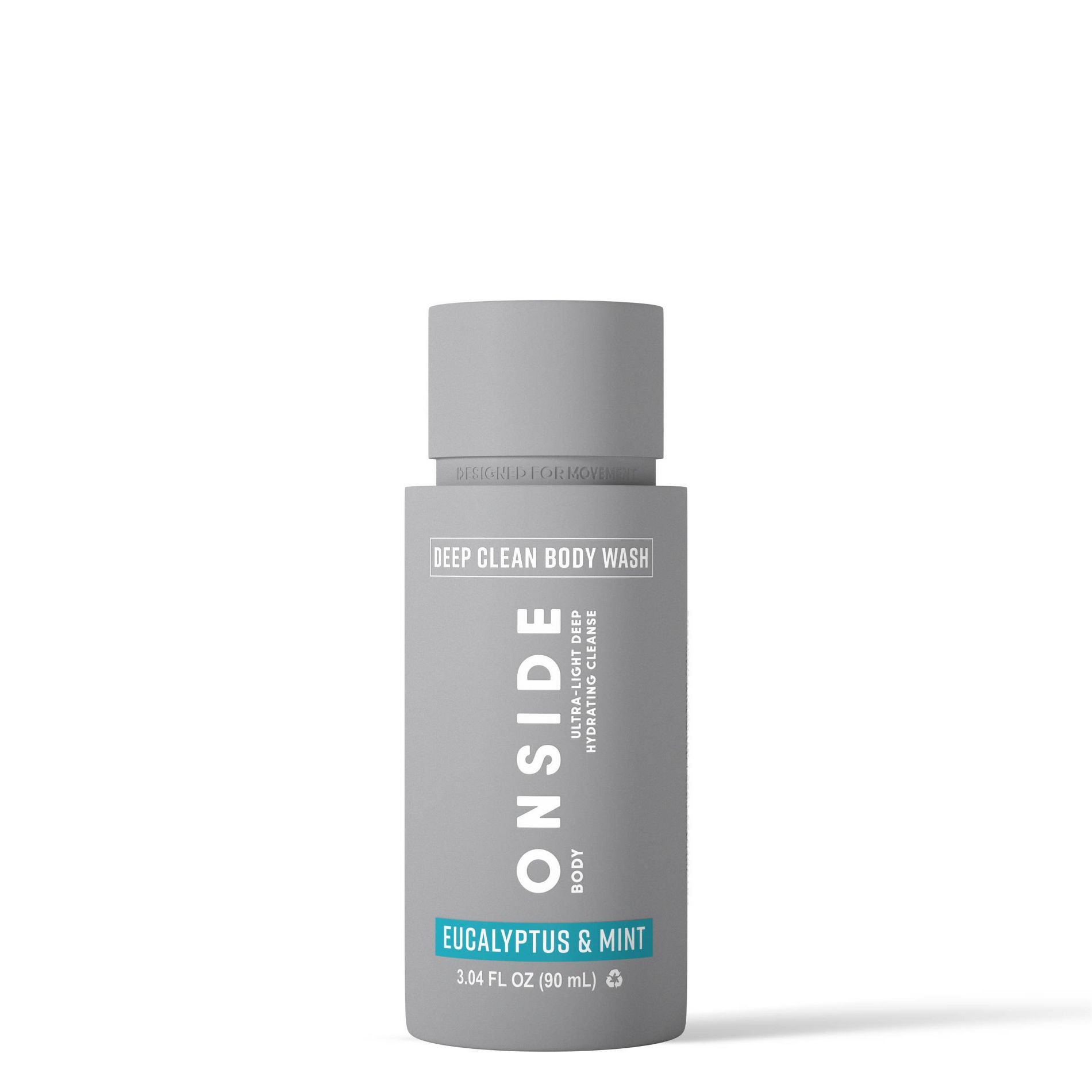 Onside Body Wash - Eucalyptus Mint - 3 fl oz: Basic Cleansing, Whole Body Application, Recommended for Combination Skin