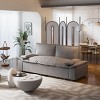 NicBex Couches for Living Room 63.8" Pull-Out Sofa Bed Multi-Functional Velvet Loveseat Sleeper Sofa Bed with Side Storage for Apartment - 2 of 4