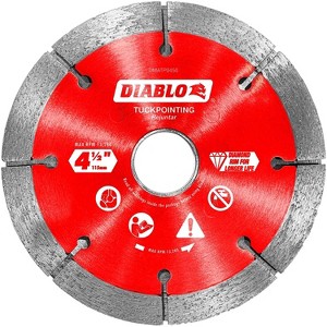 Diablo DMATP0450 4-1/2" Diamond Rim Tuck Point Masonry Disc - 1 of 3